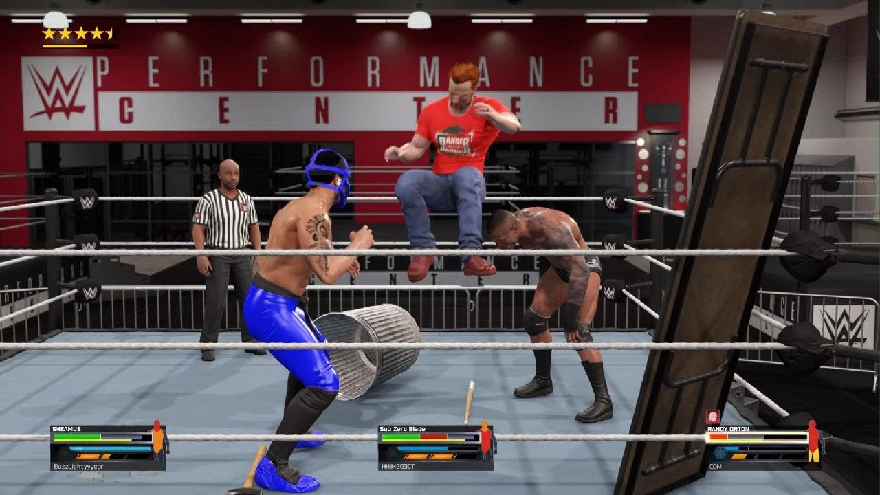 WWE 2K25 Sub Zero Blade vs Sheamus vs Randy Orton in a Triple-Threat Extreme Rules Match Online
