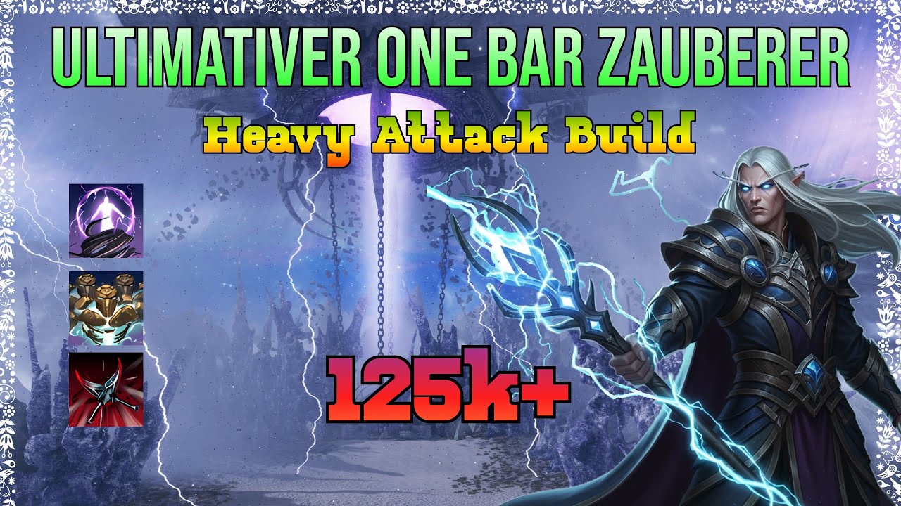 Ultimativer One Bar Zauberer - 125k+ DPS PvE Subclassing Build | U46 | The Elder Scrolls Online
