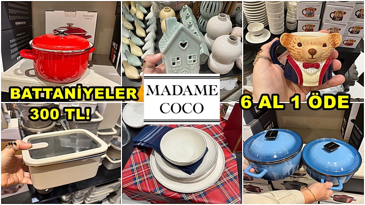 MADAME COCO 'DA BÜTÜN ÜRÜNLERDE %80 İNDİRİM🛒/BATTANİYE 300 TL❗️6 AL 1 ÖDE🤩ÇEYİZ ALIŞVERİŞİ/ÇEYİZLİK