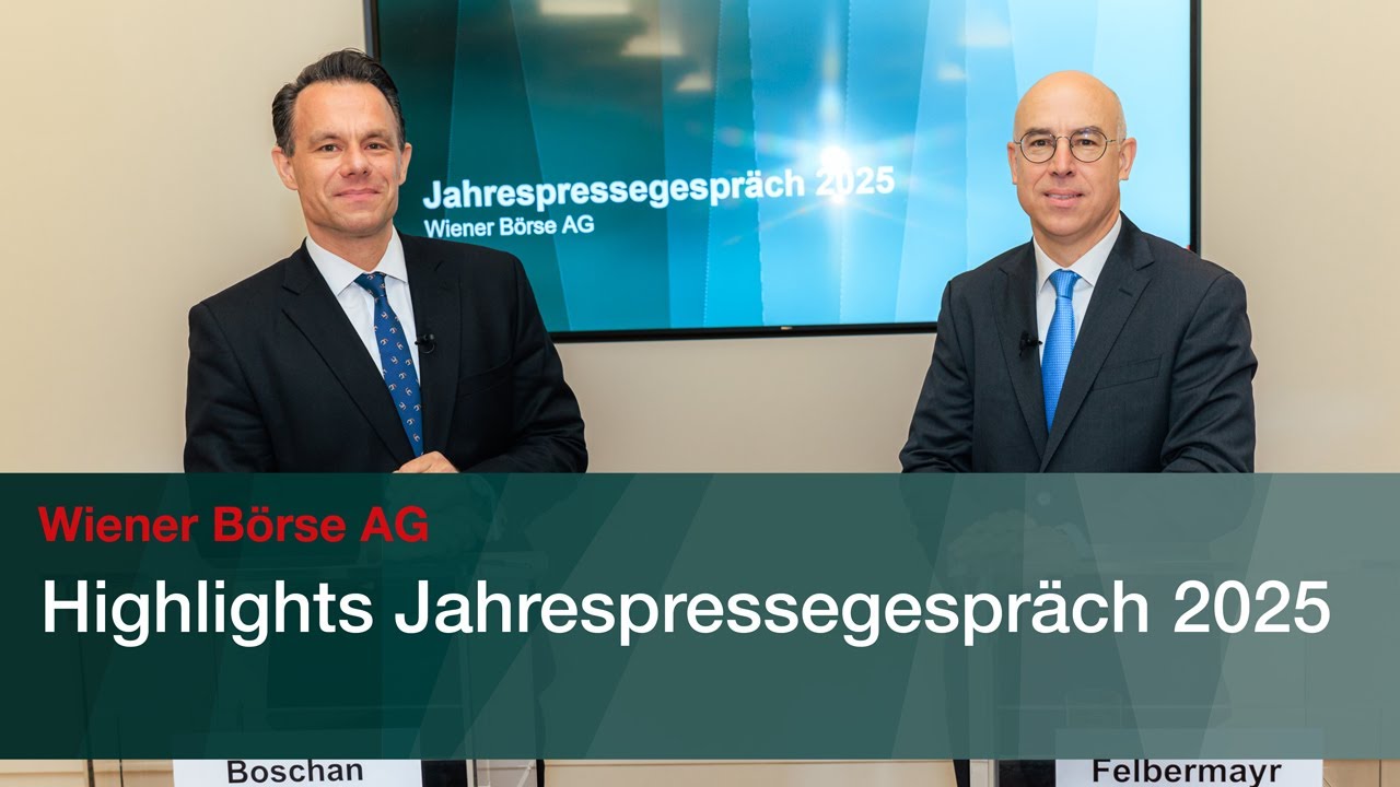 Highlights Jahrespressegespr&auml;ch 2025 der Wiener B&ouml;rse AG