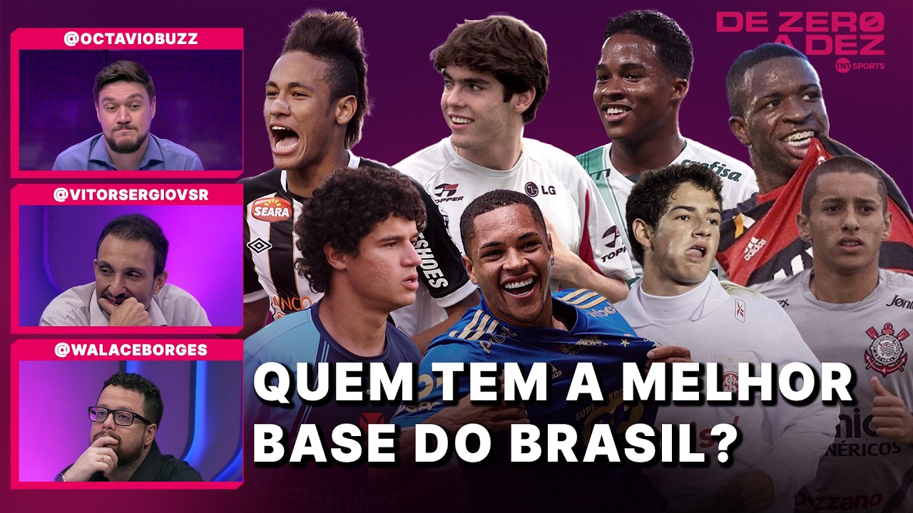 QUAL TIME TEM A MELHOR CATEGORIA DE BASE DO FUTEBOL BRASILEIRO NO SÉCULO? | DE ZERO A DEZ