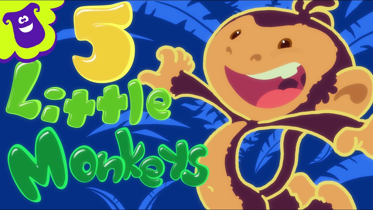 Five Little Monkeys - Official Video -S1EP03 THE BEST Songs for Children  | LooLoo Kids