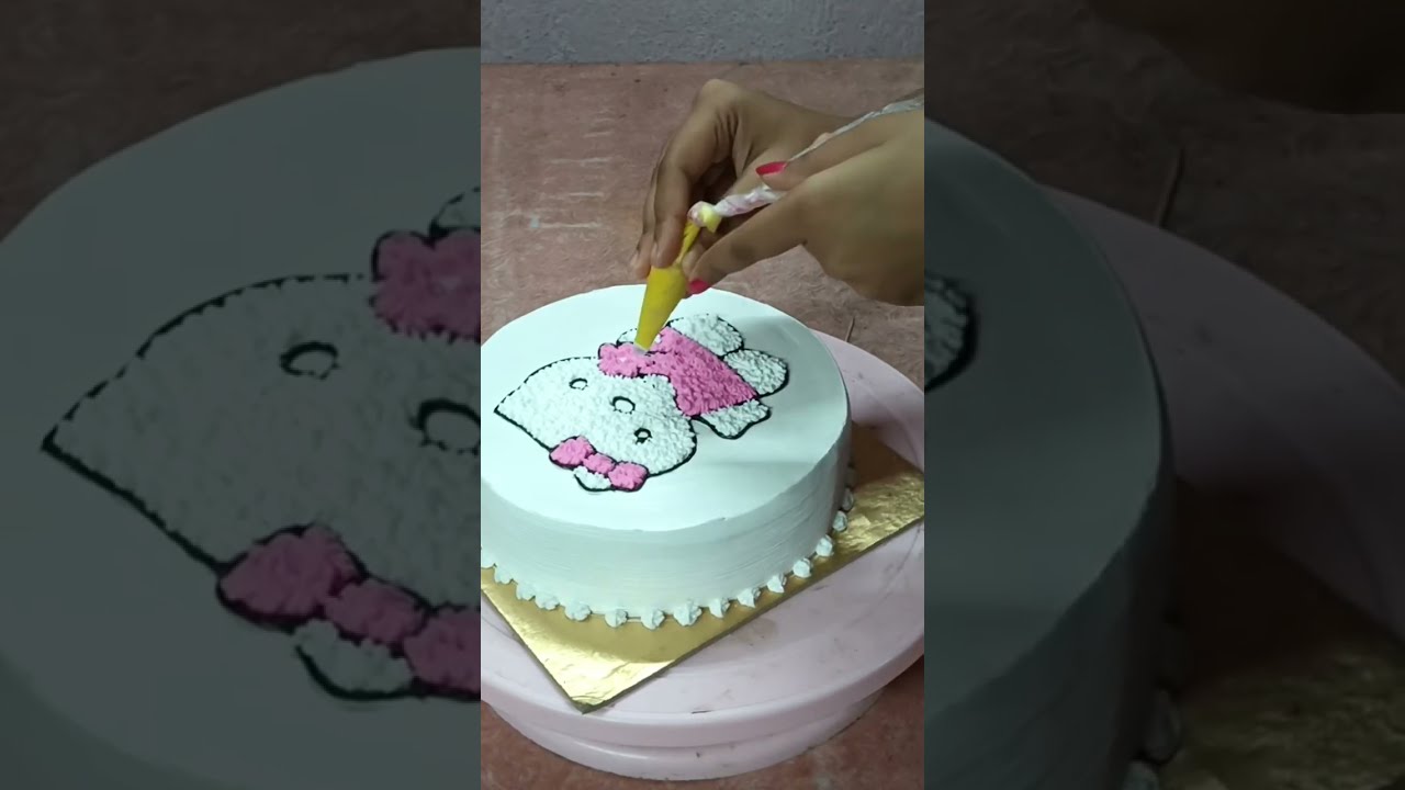 Hello Kitty Cake Design In Bengali | হ্যালো কিটি কেক ডিজাইন