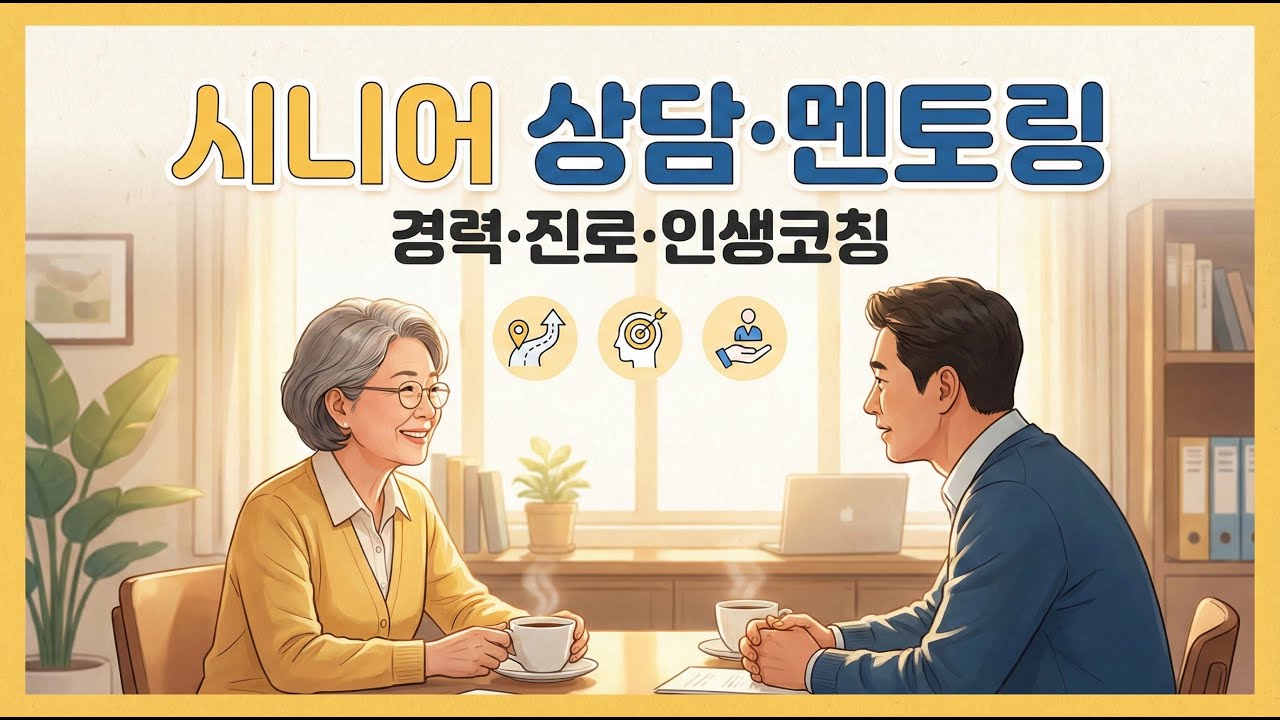 시니어 상담&middot;멘토링 경력&middot;진로&middot;인생코칭