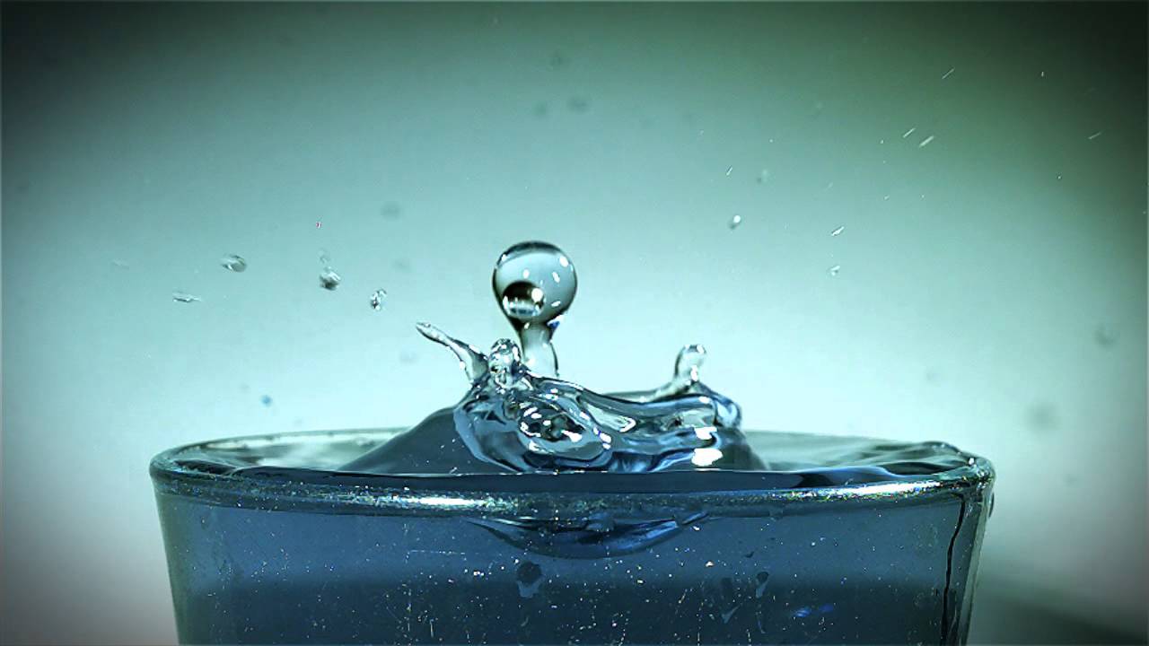 Slow Motion Water Droplets