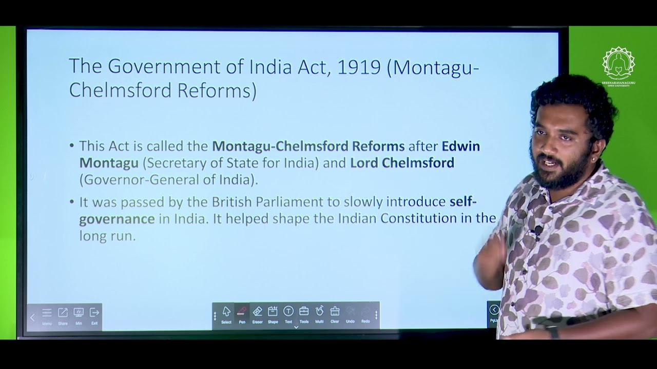 MA PUBLIC ADMINISTRATION M23PA02DC BLOCK 1 Historical Roots of Indian Constitution UNIT 1
