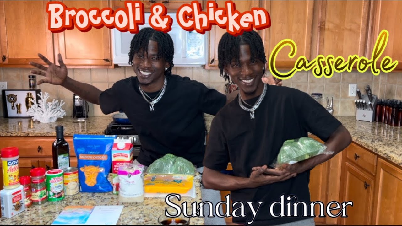 Cooking Broccoli & Chicken Casserole | Quick Sunday dish | I made WAYYY too much !!