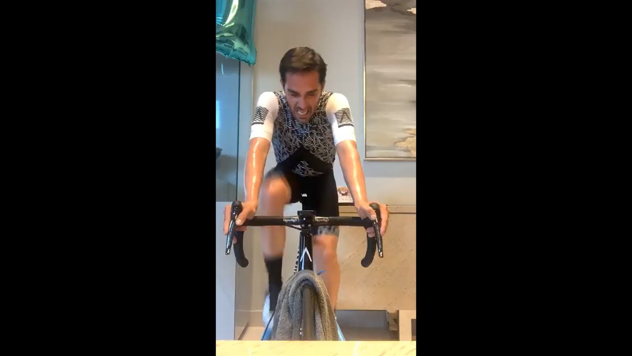 Bicicleta indoor: Entreno con Contador I