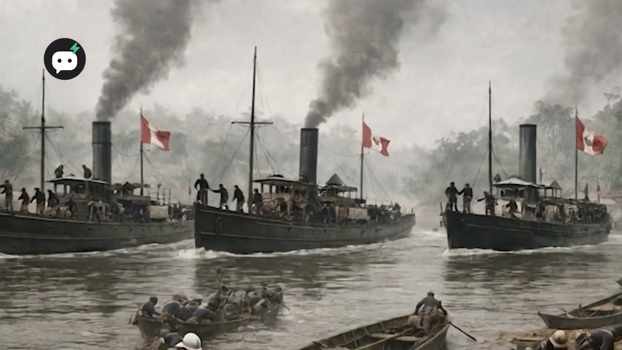 Iquitos: Origen del Puerto Fluvial | Recreación histórica con IA (Fintbot – FinaTech)