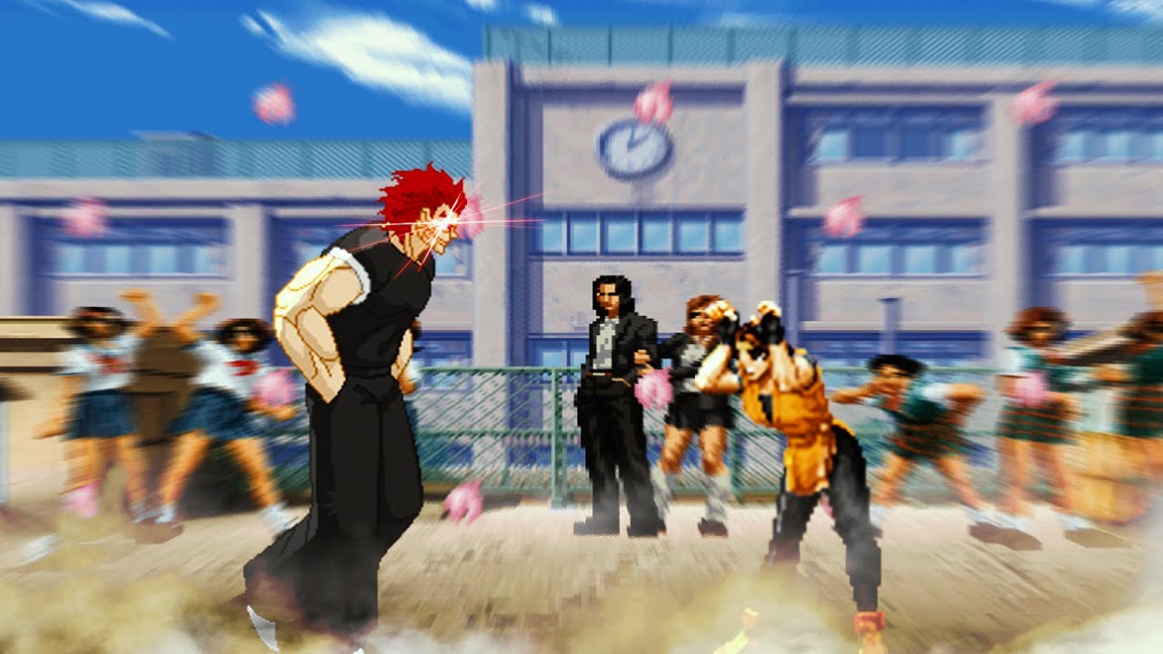 Yujiro Hanma vs Serious Yuri Sakazaki. Baki the Grappler vs King of Fighters. Anime MUGEN