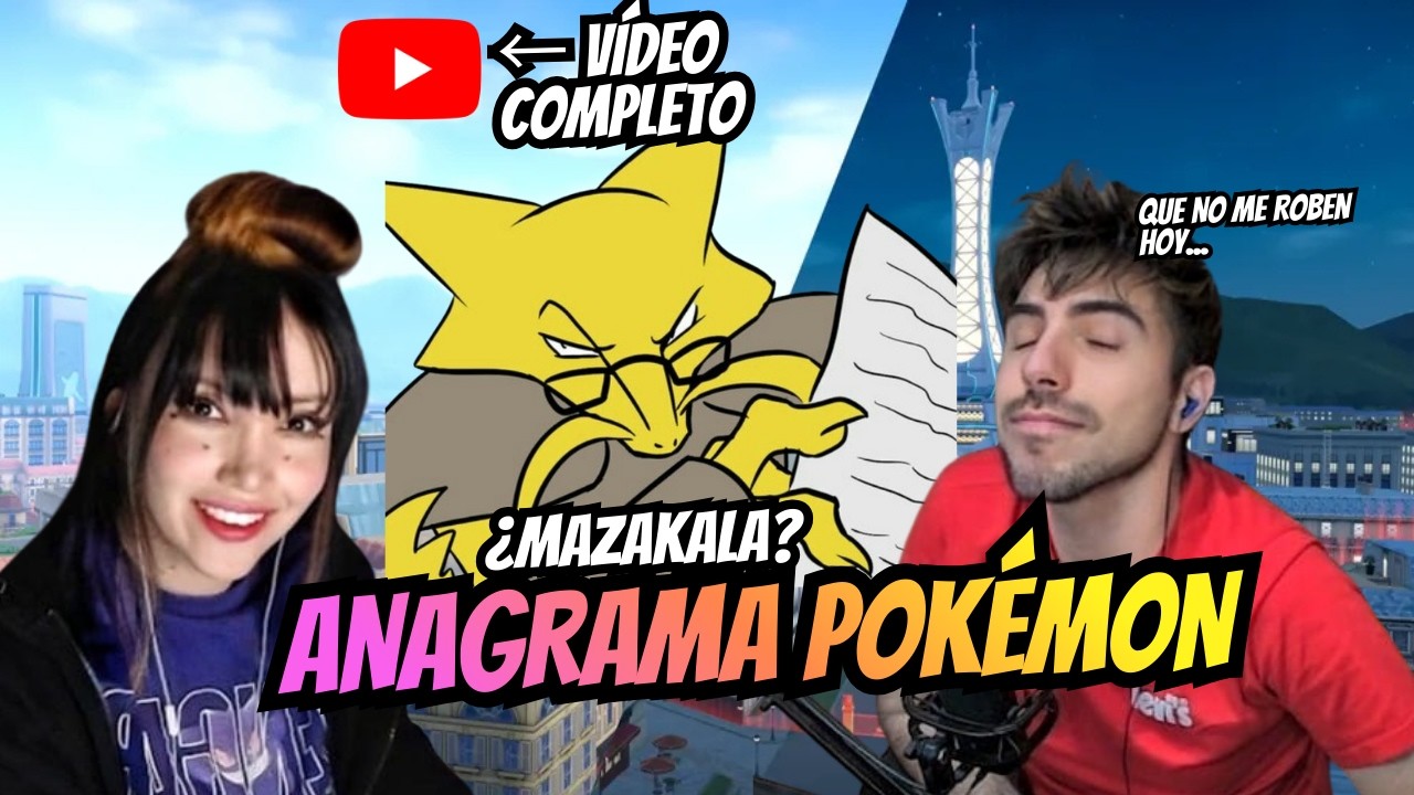 ANAGRAMA POKÉMON vs. GUTI ¿QUIÉN SABE MÁS DE POKÉMON?