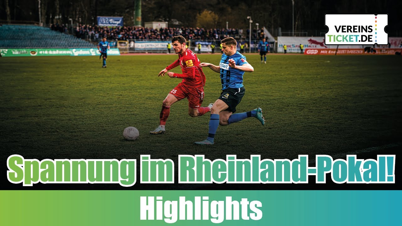Spannung im Rheinland-Pokal: FC Rot-Weiss Koblenz vs. SV Eintracht Trier - Highlights vor 700 Fans