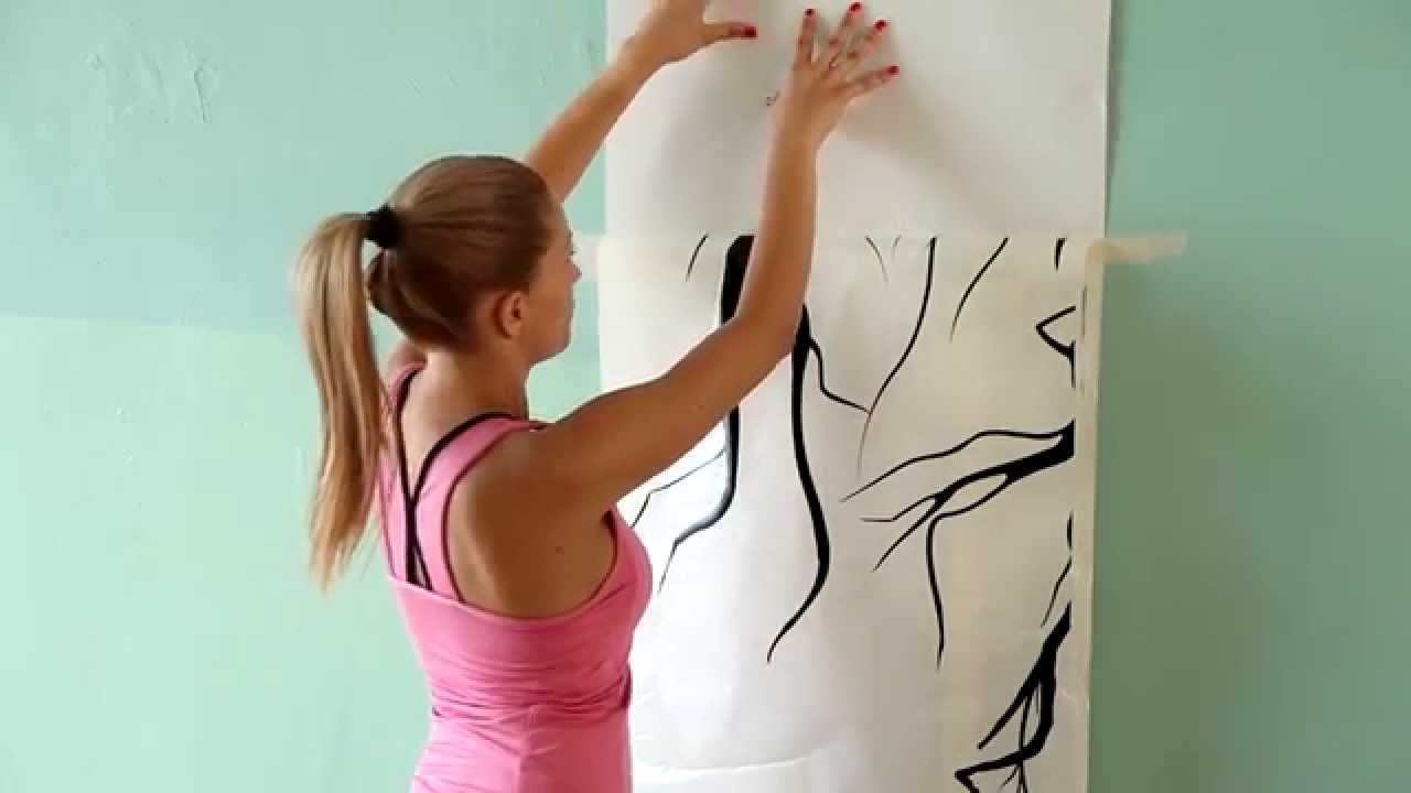 Big Tree Wall Decal Installation by www.artollo.com - Quality Vinyl Wall Decals