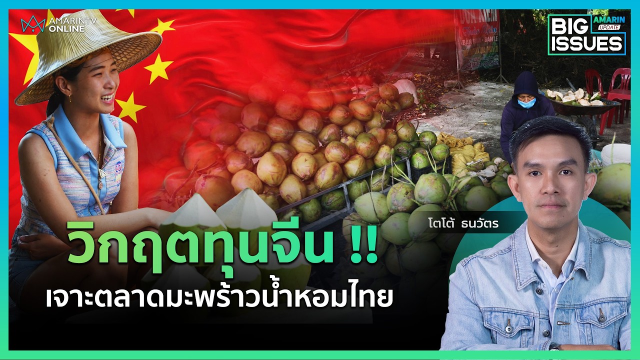 เจาะตลาดมะพร้าวน้ำหอมราคาตก วิกฤต 