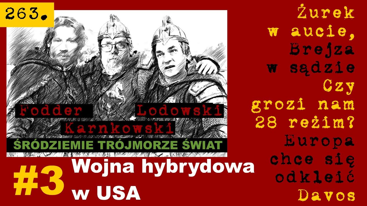 263. Fodder ☩ Lodowski ⏩ Europa chce się odkleić ⏩Wojna Hybrydowa w USA ⏩ Reżim 28 ⏩ ŚTŚ #3