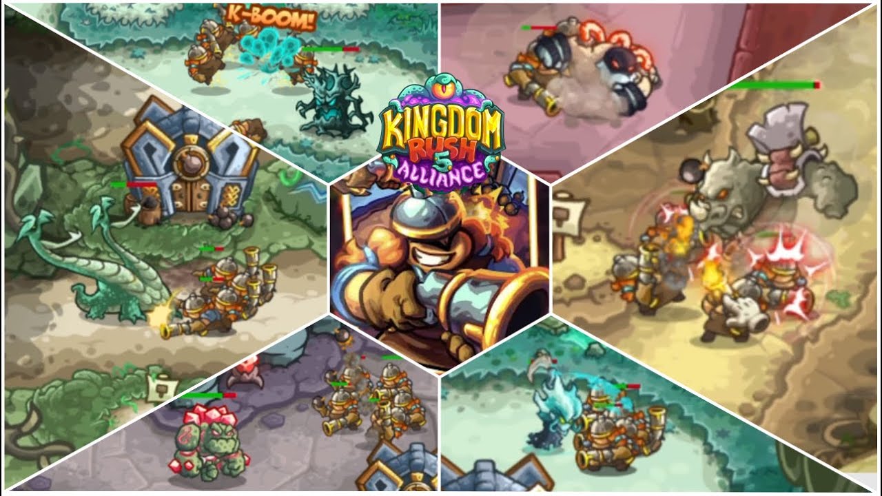 cannoneer squad vs all enemies -kingdom rush 5
