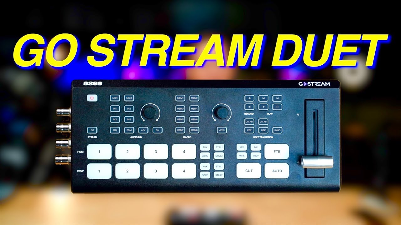 SDI HDMI NDI UVC 모두 다 가능한 최고 가성비 스위처~! OSEE 고스트림 듀엣! (OSEE GO STREAM DUET) 한달 사용 후기