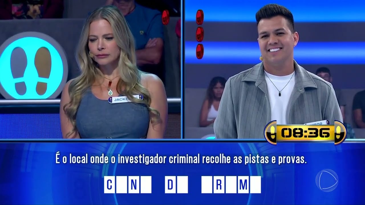 ACERTE OU CAIA: Jackeline vence duelo disputado e tira Vitor da liderança