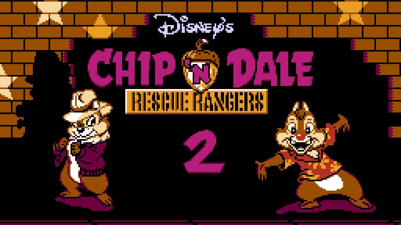Chip 'n Dale Rescue Rangers 2 (Capcom, 1993) - NES Gameplay