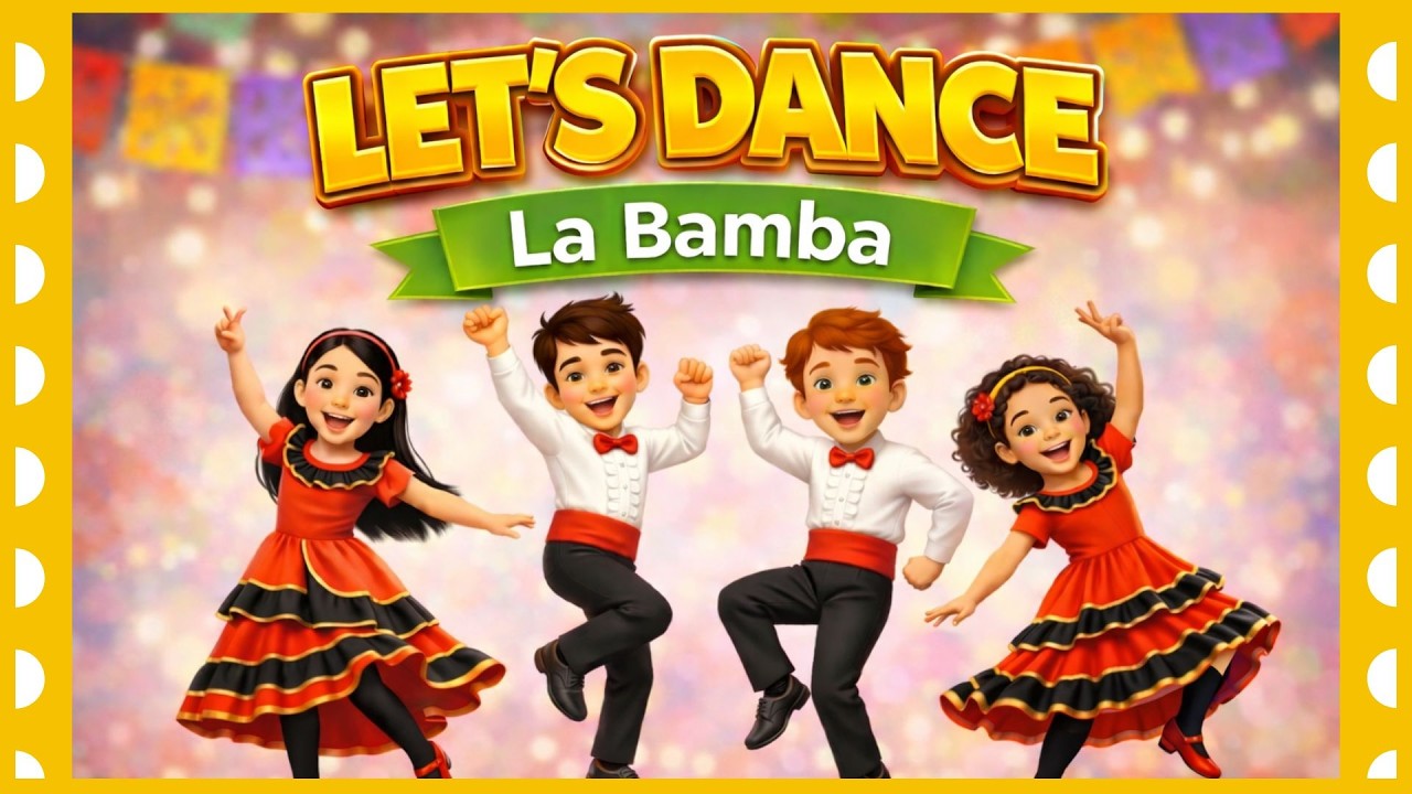 Mexican Dance for Kids | La Bamba Song | School Program Dance Performance for Kids