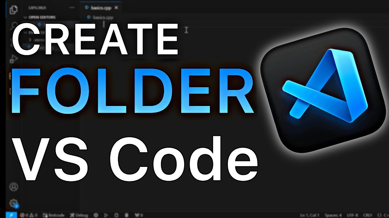 Как создать папку в VS Code | запустить код в VS Code | создать файл программы