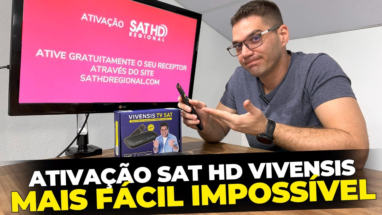 COMO ATIVAR O SAT HD REGIONAL? PASSO A PASSO COMPLETO NO APARELHO DA VIVENSIS | CASA DO TELECOM