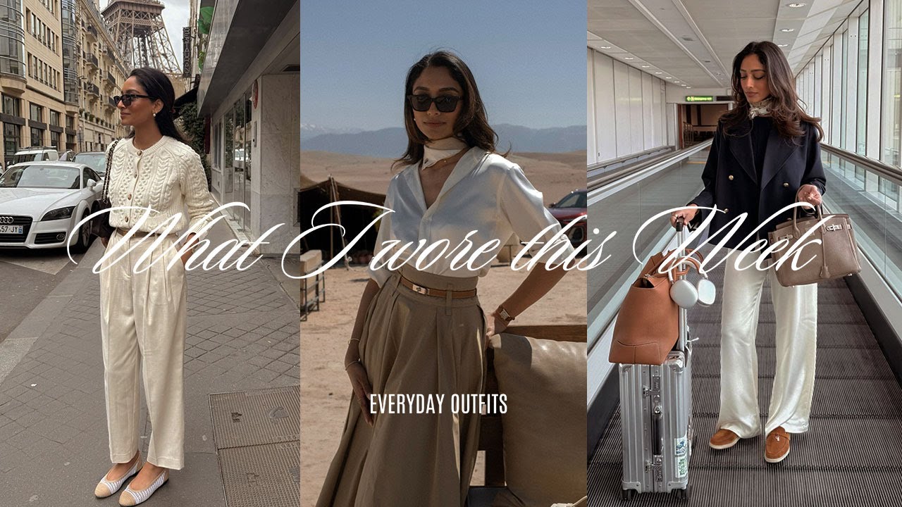 WHAT I WORE THIS WEEK | EVERYDAY SPRING OUTFITS LOOKBOOK & VLOG