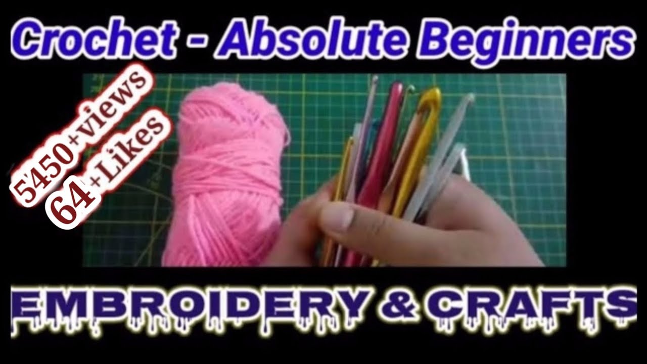 How to Crochet for Absolute Beginners / Crochet in tamil. #1