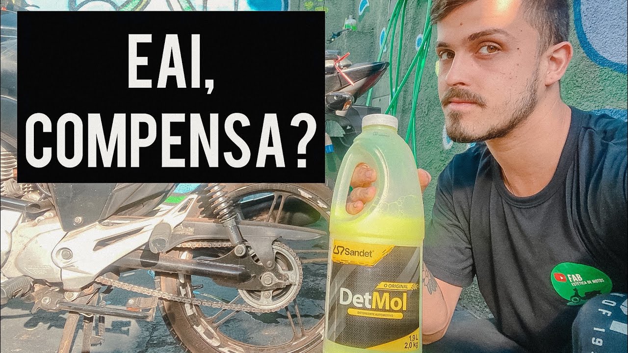 DETMOL - LAVANDO UMA 150CC COM BASTANTE TERRA!😱 FAB ESTÉTICA DE MOTOS