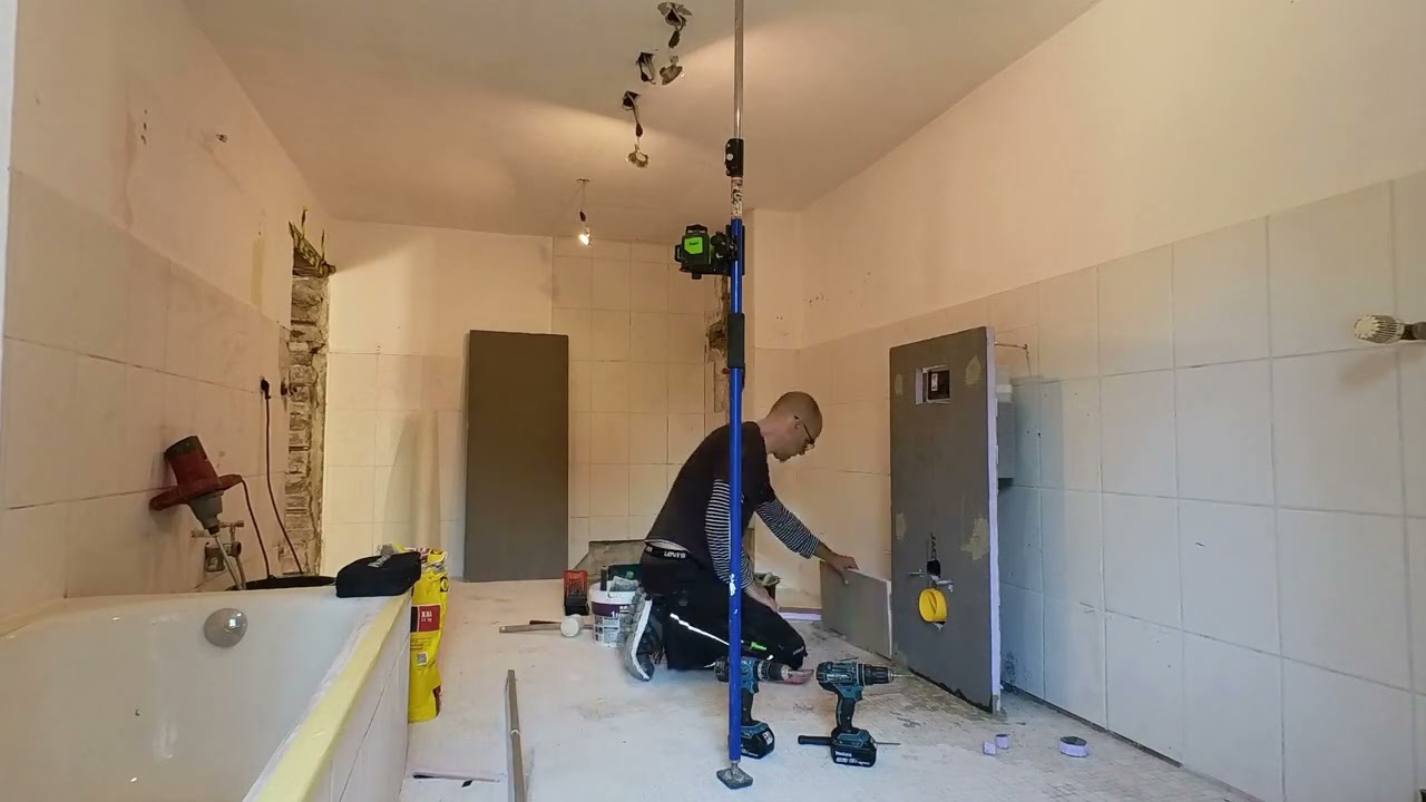 Vorwandelement WC verkleiden mit Bauplatten