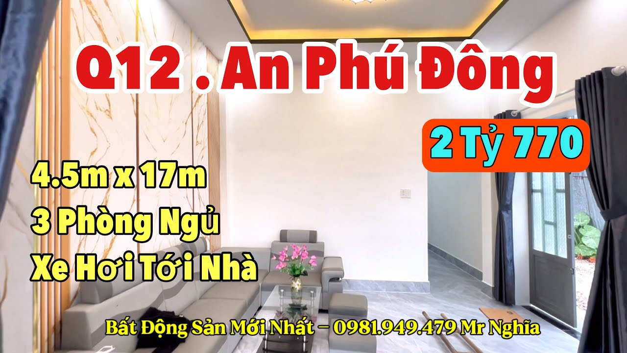 Bán Nhà Quận 12 Giá Rẻ Phường An Phú Đông