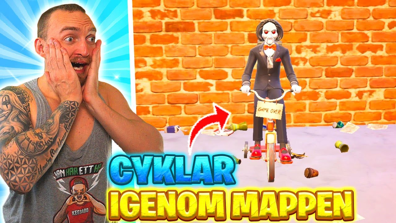 JAG CYKLAR OCH SKRÄMMER MINA MOTSTÅNDARE I FORTNITE