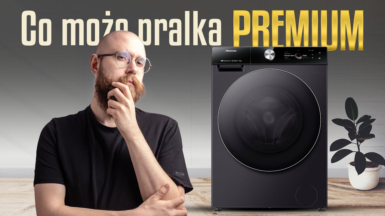 ŚWIETNA PRALKA dla dużej rodziny? Hisense WF7S1247BB w redakcji