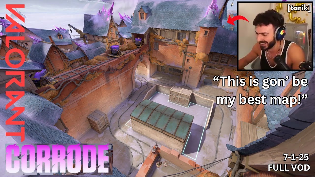 Tarik's 1st Time Playing THE NEW MAP In Valorant Ranked (ft. Corrode)