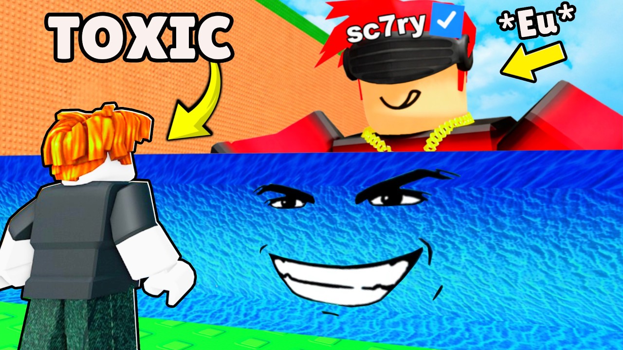 TROLLEZ UN COPIL TOXIC CA OWNER IN ESCAPE TSUNAMI FOR BRAINROTS!