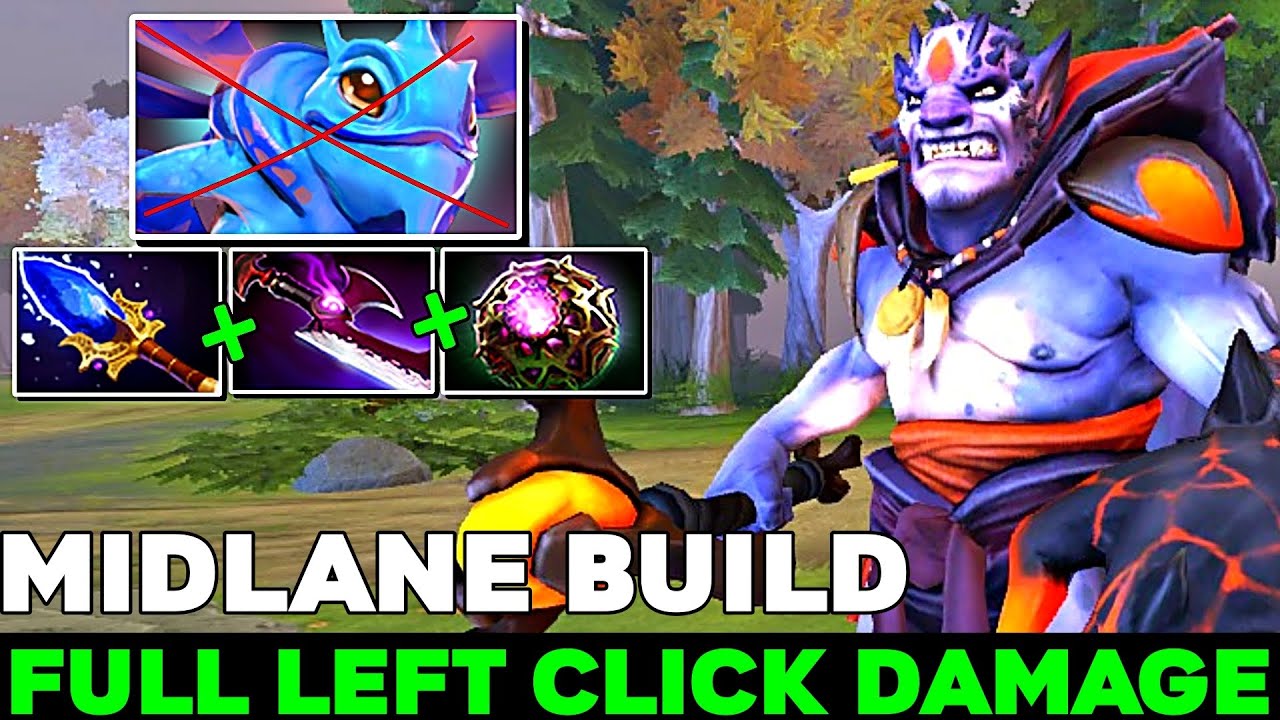 LION Midlane Build Guide with Full Left Click Damage - Dota 2