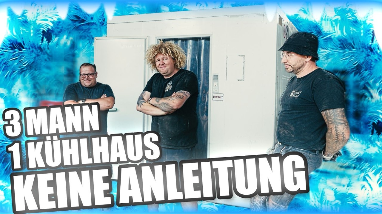 Locke, Markus & Carsten bauen ein Kühlhaus – Chaos, Spaß & Handwerk pur!