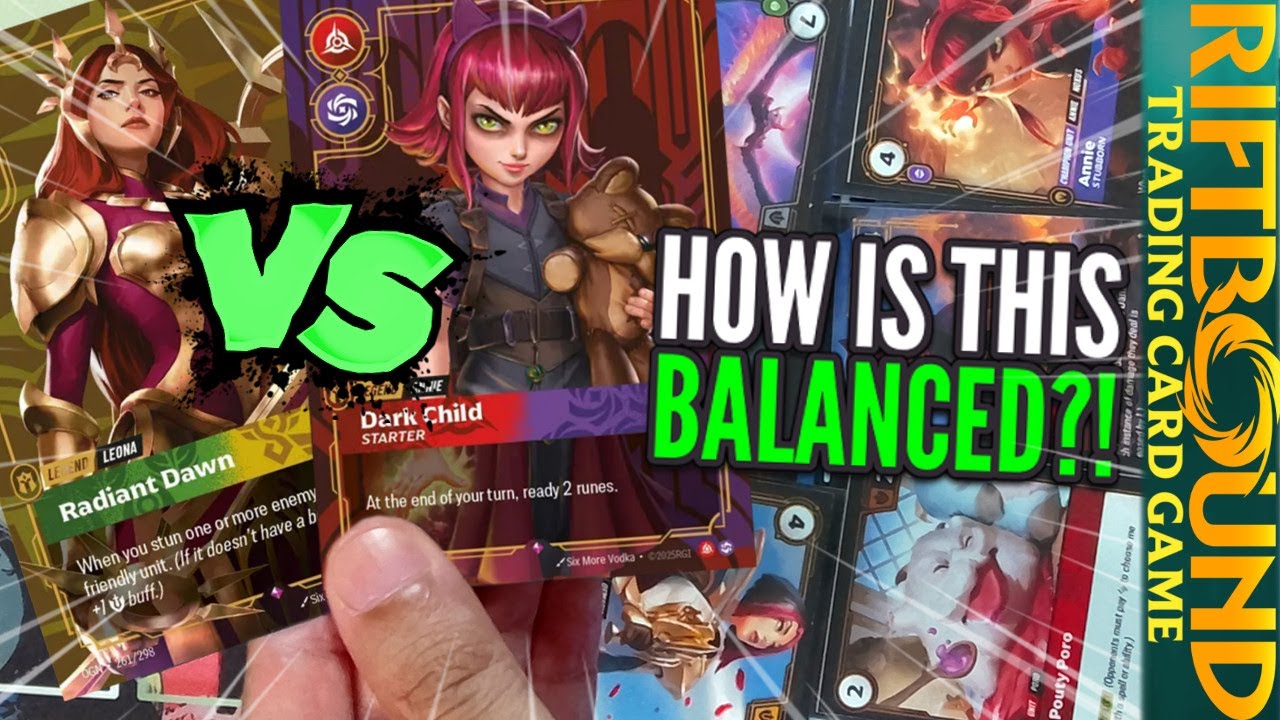 Игровой процесс Riftbound TCG — Энни против Леоны — Потрясающая вечеринка заклинаний!