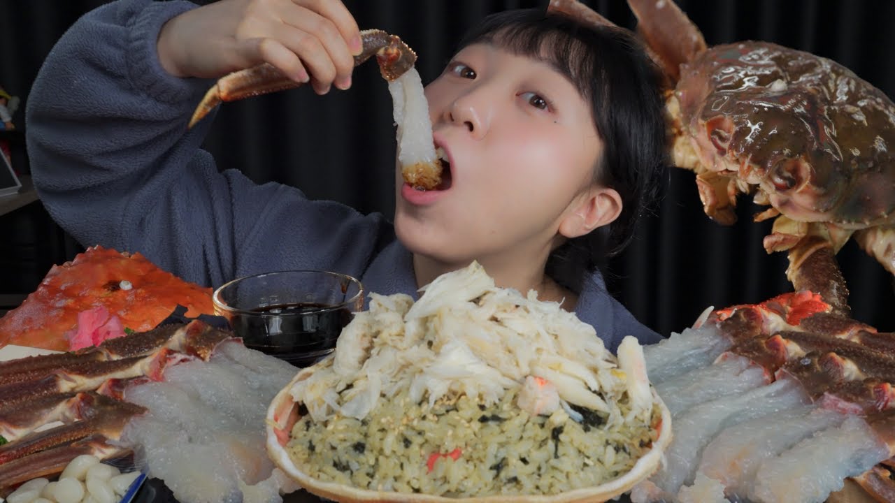 Краб 🦀Mukbang eating show