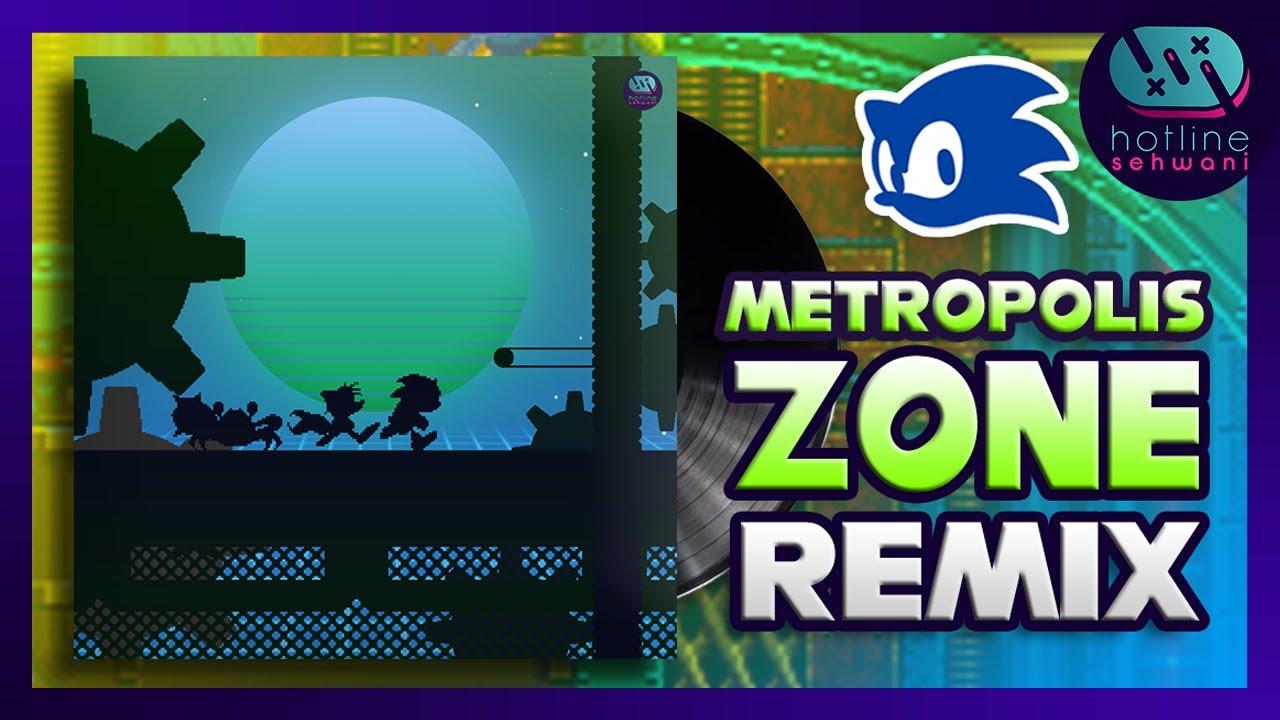 Metropolis Zone Sonic Synthwave Sonic 2 Hotline Sehwani Remix
