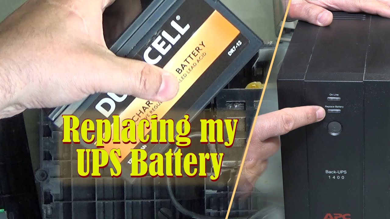 Замена батареи ИБП — APC Back UPS 1400U #0120