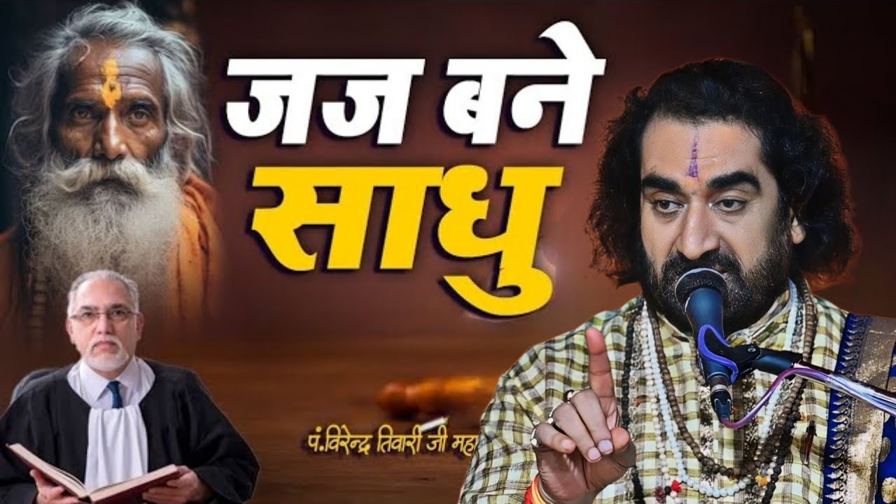 जज और साधु की ऐसा कथा आप पहले कभी नहीं सुने होंगे | Jaj Bana Sadhu | #Virendra_Tiwari_Katha 
