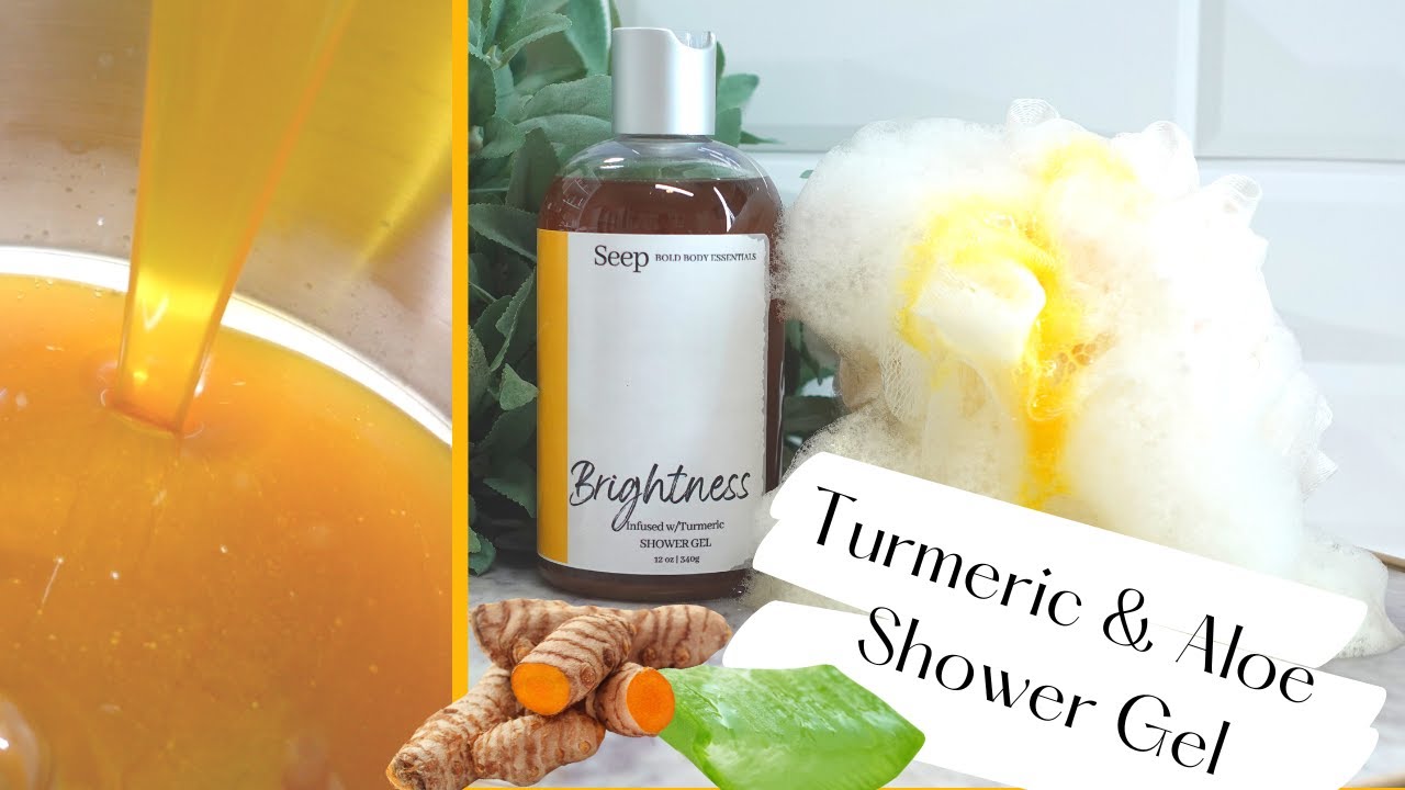 Aloe & Turmeric Shower Gel | Handmade Shower Gel with Demo