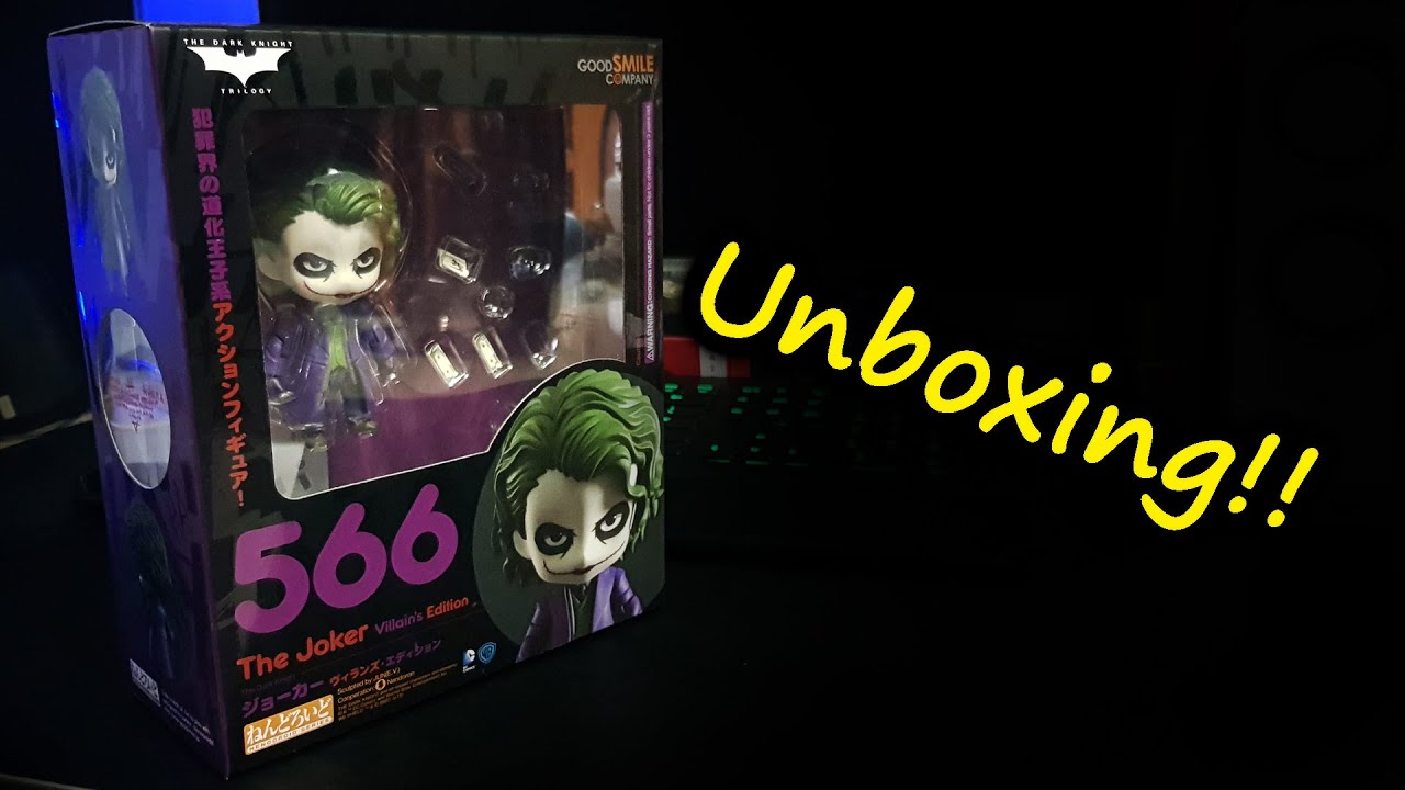 Nendoroid DC The Dark Knight Joker Unboxing