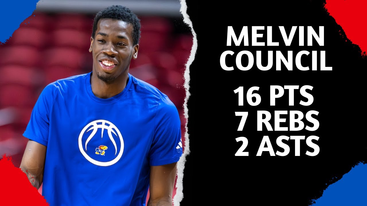 Melvin Council Highlights vs. Texas Tech | 2/2/26 | 16 Pts, 7 Rebs, 2 Asts