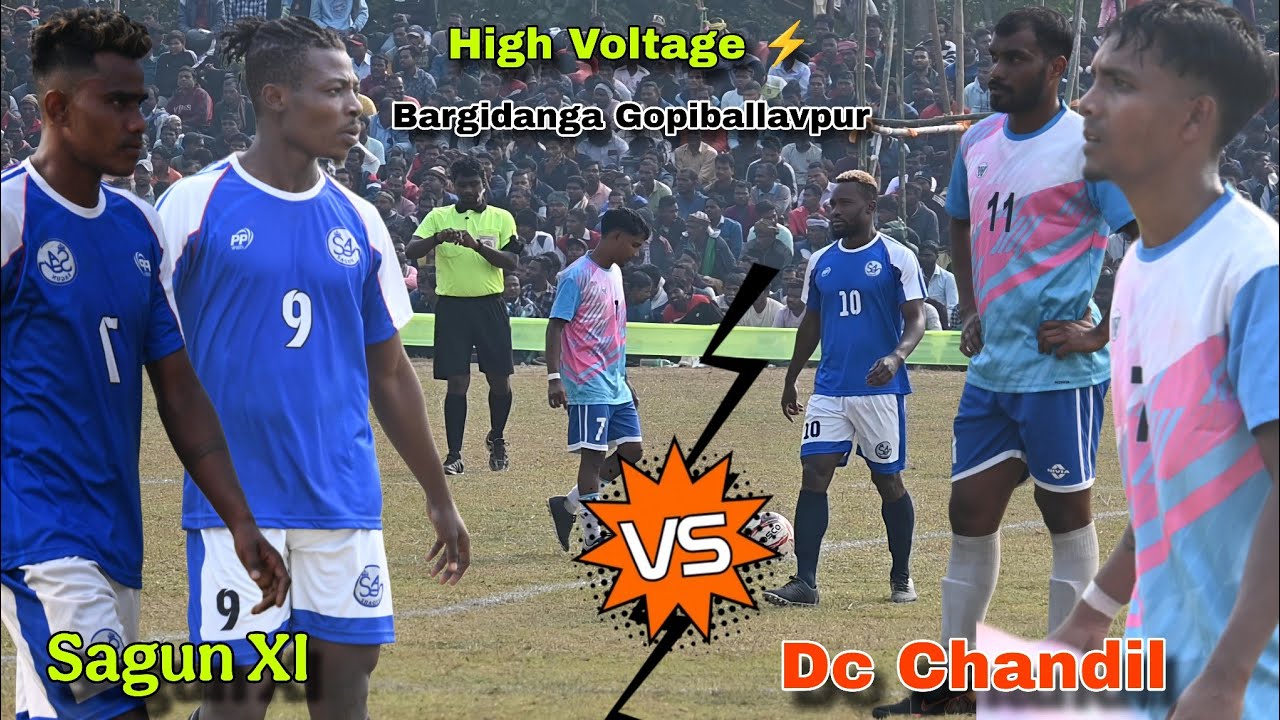Dc Chandil 🆚 Sagun XI || 1st round match At-Goppiballavpur 