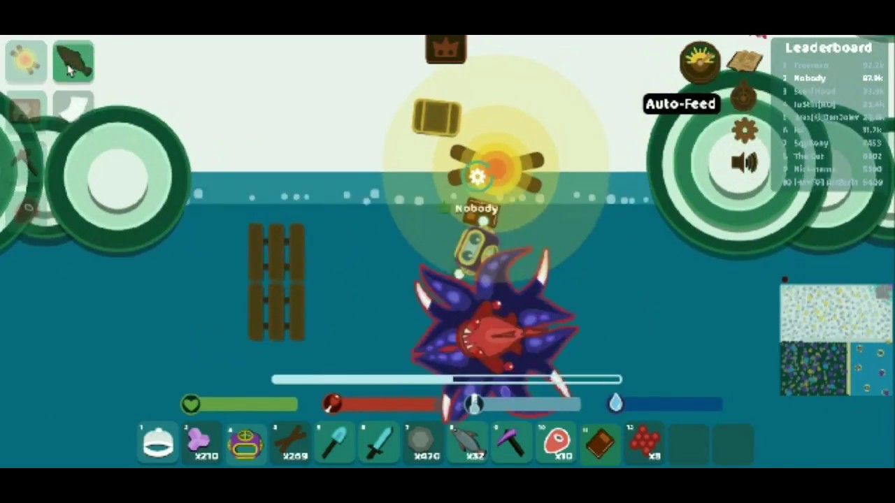 Starve.io THE BIGGEST OCEAN BASE And How to Kill Kraken Easy