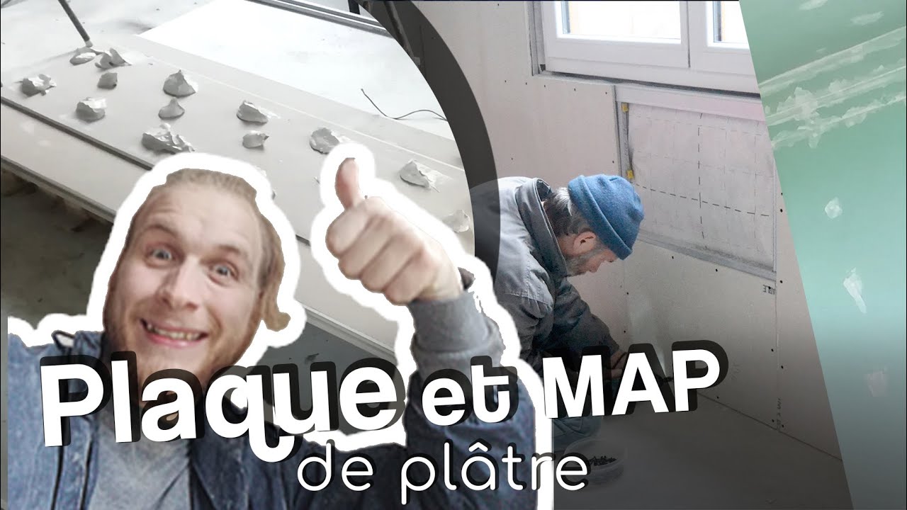 PLACO - Pose de plaques de plâtres au MAP - GastonRénovation* Travaux & Bricolage