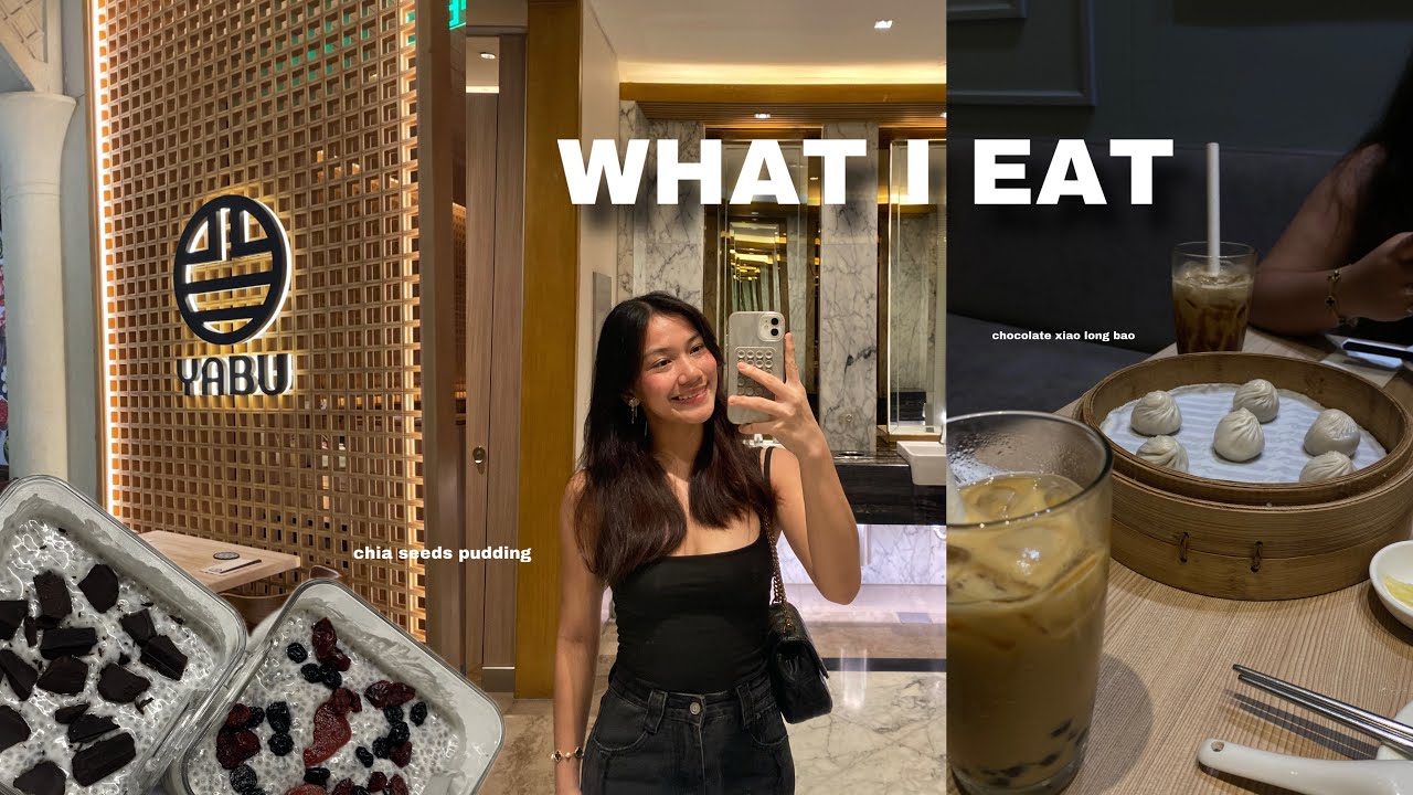 rockwell date vlog✨ what I eat (cheat day) & making chia seeds pudding