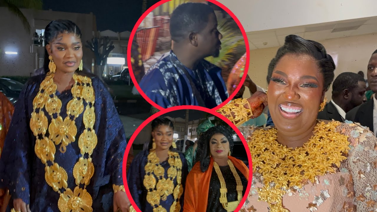 Yébi bijou ngoné arrivée de Alassane Mbaye gueweul VIP et sa femme vêtît d’or 